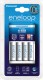 PANASONIC - Chargeur ENELOOP Basic + 4 accus LR6 1900mAh (Recharge 4 piles LR6 ou LR03)