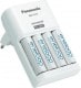 PANASONIC - Chargeur ENELOOP Advanced + 4 accus LR6 1900mAh (Recharge 4 piles LR6 ou LR03)