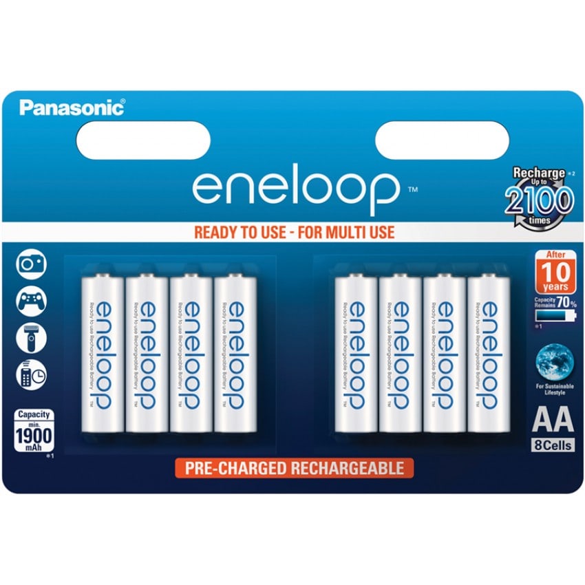 ENELOOP LR6 (AA) NiMH 1900mAh Blister de 8 piles