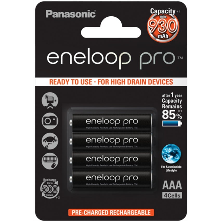 ENELOOP PRO LR03 (AAA) NiMH 930mAh Blister de 4 piles