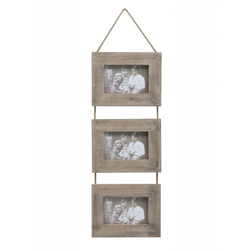 Cadre Photo 3D Profond Nicola Spring – 20x25 Cm (8x10) – Bois Clair Et Noir – Neuf