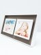 Cadre photo DEKNUDT S68DK P2 - bois - impression de profondeur - pour 2 photos 10x15cm