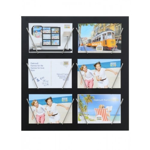 Cadre photo DEKNUDT S68EK P6 multivues bois - pour 6 photos 10x15cm