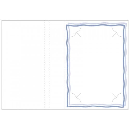 Chemise photo MB TECH Chemise pour photo 18x24cm Collection TRIO : bleu, orange, gris 2 volets Lot de 120 assorties