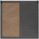 S67TT4 E2 - Panneau mémo bois gris avec tableau noir - 37x37cm
