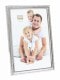 Cadre photo DEKNUDT S67AF4 - argenté métal - motif perles