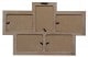 Cadre photo DEKNUDT S67TM P5 - Bois - pour 5 photos 10x15cm