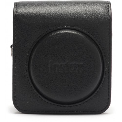 FUJI - Etui appareil photo Housse simili cuir noir Pour Instax Mini 70