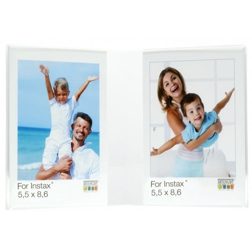 DEKNUDT - Cadre photo multivues S58RL2 H2V Mini Double Plexi transparent Pour Instax Mini