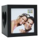 Porte-bougie DEKNUDT S68HF pour 2 photos 7x8cm - Bois - Livré avec 1 bougie LED