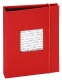 Mini album photo PANODIA série LINEA 36 photos 10x15 - Pochettes Couverture personnalisable (Rouge)