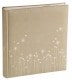 Album photo PANODIA série LUCIA 30x30cm 500 photos 10x15 - Traditionnel - 126 pages ivoires + pergamine Couverture beige et fleu