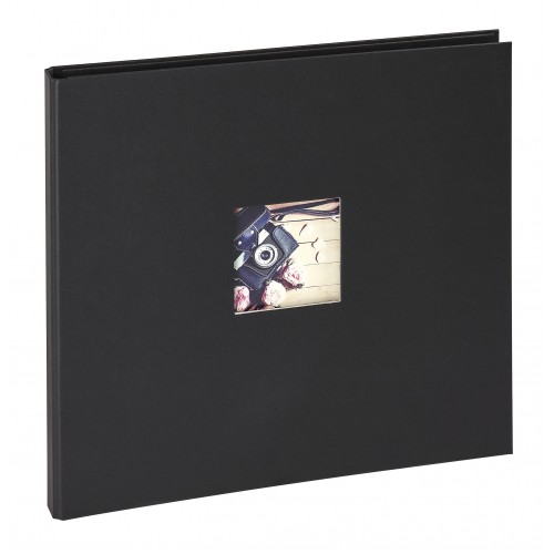 Album photo PANODIA série STUDIO 35x32cm - spirales cachées 60 pages noires - Traditionnel  (Noir)