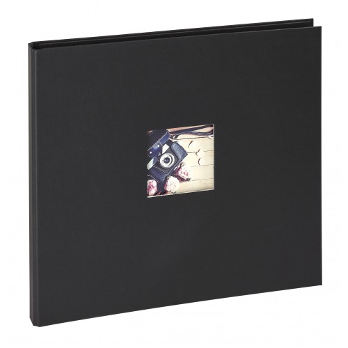 Album photo PANODIA série STUDIO 35x32cm - spirales cachées 60 pages noires - Traditionnel (Noir)