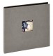 Album photo PANODIA série STUDIO 35x32cm - spirale cachées 60 pages noires - Traditionnel  (Gris)