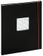 Album photo PANODIA série LINEA 29x33cm  30 pages ivoires - Adhésif Couverture personnalisable (Noir)