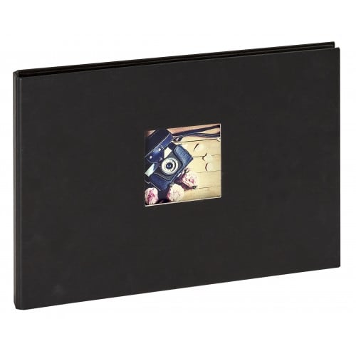 PANODIA - Album photo série STUDIO 34x24cm - spirale cachées 40 pages noires - Traditionnel  (Noir)