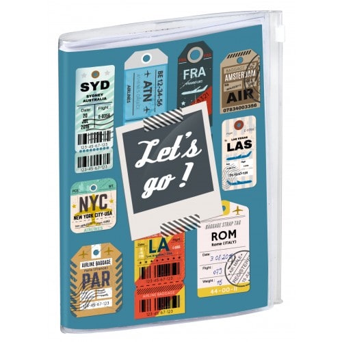 série TRIP Format 17,1x21,9cm - 96 pages Avec pochette zip - "Let's Go !" - Couverture souple