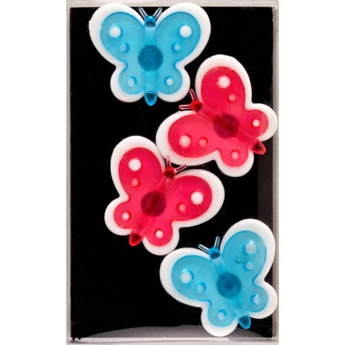 Magnet BRIO papillons - Blister de 4