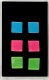 Magnet BRIO cubes multicolores - Blister de 6