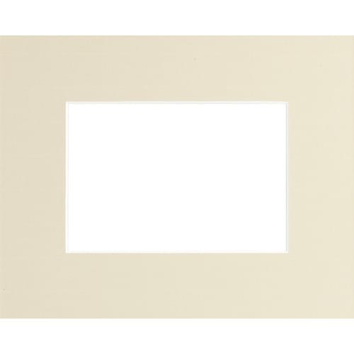 BRIO - Passe partout - Format extérieur 13x18cm - Fenêtre 9x13cm - Beige "Bis"