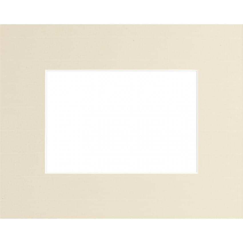 Passe partout BRIO - Format extérieur 13x18cm - Fenêtre 9x13cm - Beige "Bis"