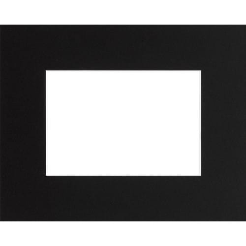 Passe partout BRIO - Format extérieur 13x18cm - Fenêtre 9x13cm - Noir