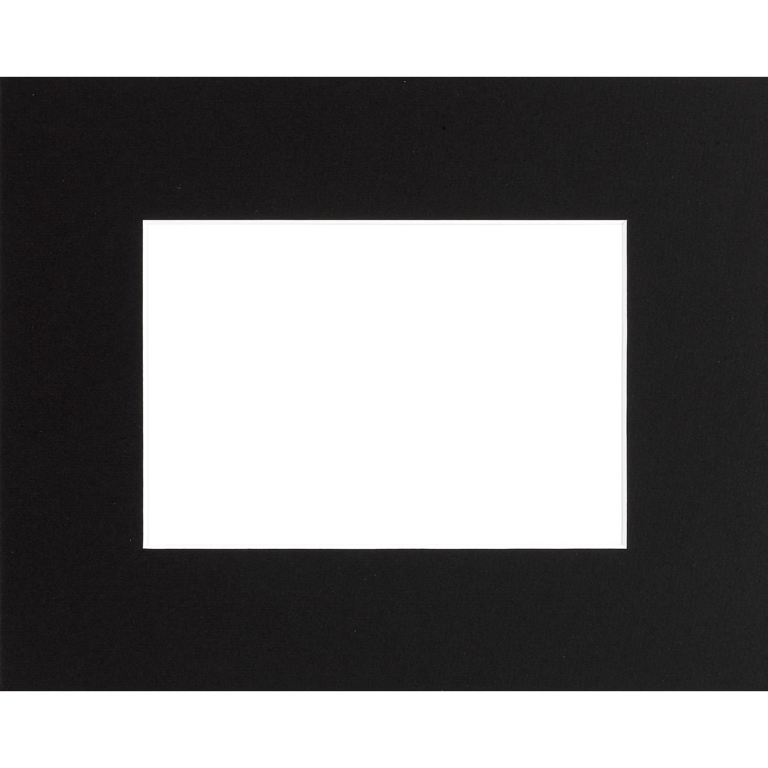 Passe partout BRIO - Format extérieur 30x40cm - Fenêtre 20x30cm/A4 - Noir
