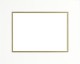 Passe partout BRIO - Format extérieur 40x50cm - Fenêtre 30x40cm - Or - Double