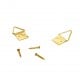 Fixation murale BRIO Attaches triangulaires 10mm - Boite de 12