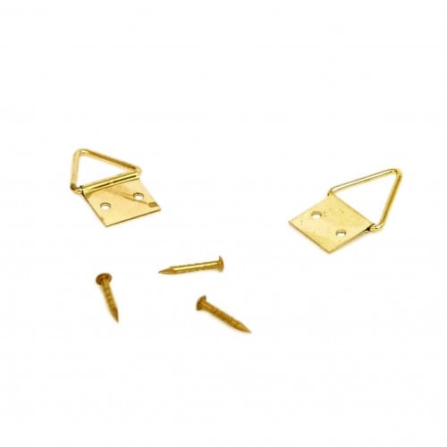 Fixation murale BRIO Attaches triangulaires 10mm - Boite de 12