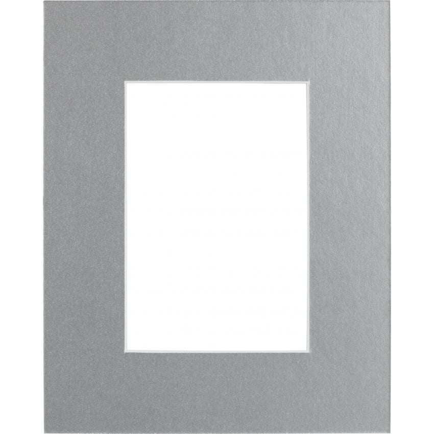 Passe partout BRIO - Format extérieur 30x40cm - Fenêtre 20x30cm/A4 - Argent