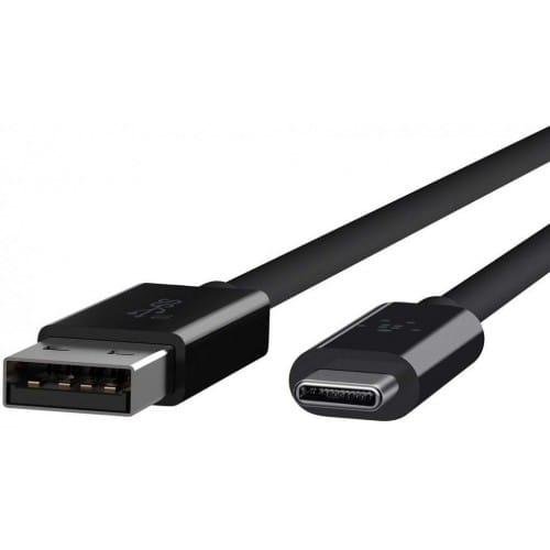 MB TECH - Câble USB-A 3.1 / USB-C - 40cm - Noir