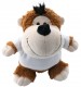 Peluche TECHNOTAPE "Singe" + T-shirt blanc 100% polyester - Certifiée conforme aux normes de sécurité européenne - Hauteur 21cm