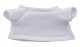 T-shirt TECHNOTAPE blanc pour peluche hauteur 21cm - 100% polyester