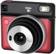 Instax Square SQ6 Ruby Red - Format photo 62 x 62mm - Livré avec 2 piles lithium CR2/DL CR2