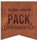 Fuji Instax Mini 9 Instax Mini 9 "Pack Découverte rose corail" : Appareil Rose corail + 1 pack mini (10v) + 1 housse Rose corail