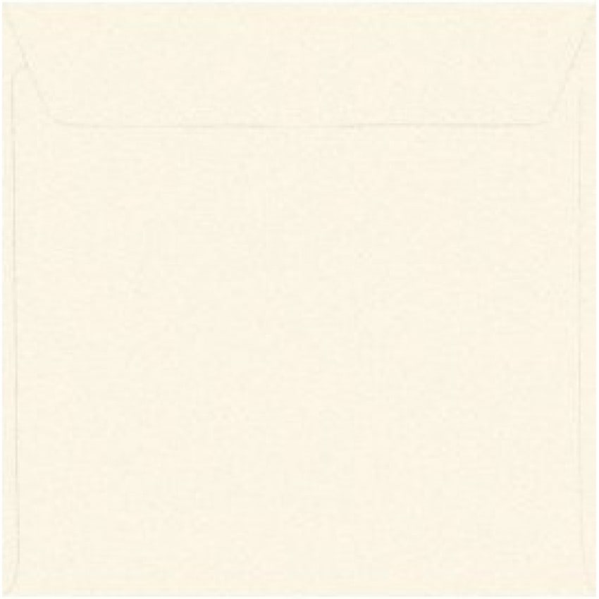 Enveloppe MB TECH blanche nacrée 14 x 14cm (Conseillée pour le Faire-part PFP017)