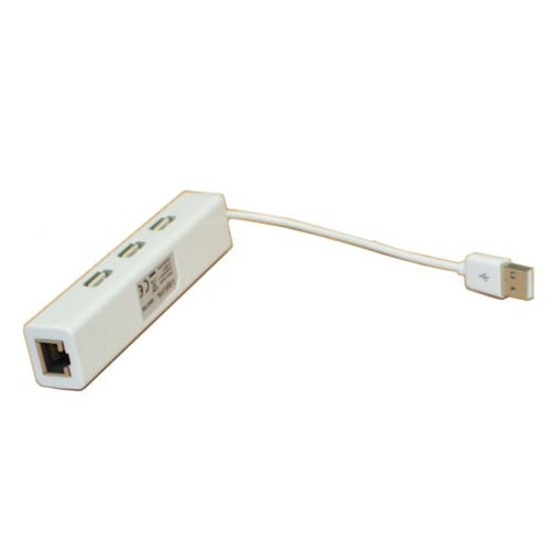 Accessoire kiosk identité ID STATION Adaptateur USB2/RJ45 pour tablette ID-STATION équipé d'un HUB 3 x USB - Permet de brancher 