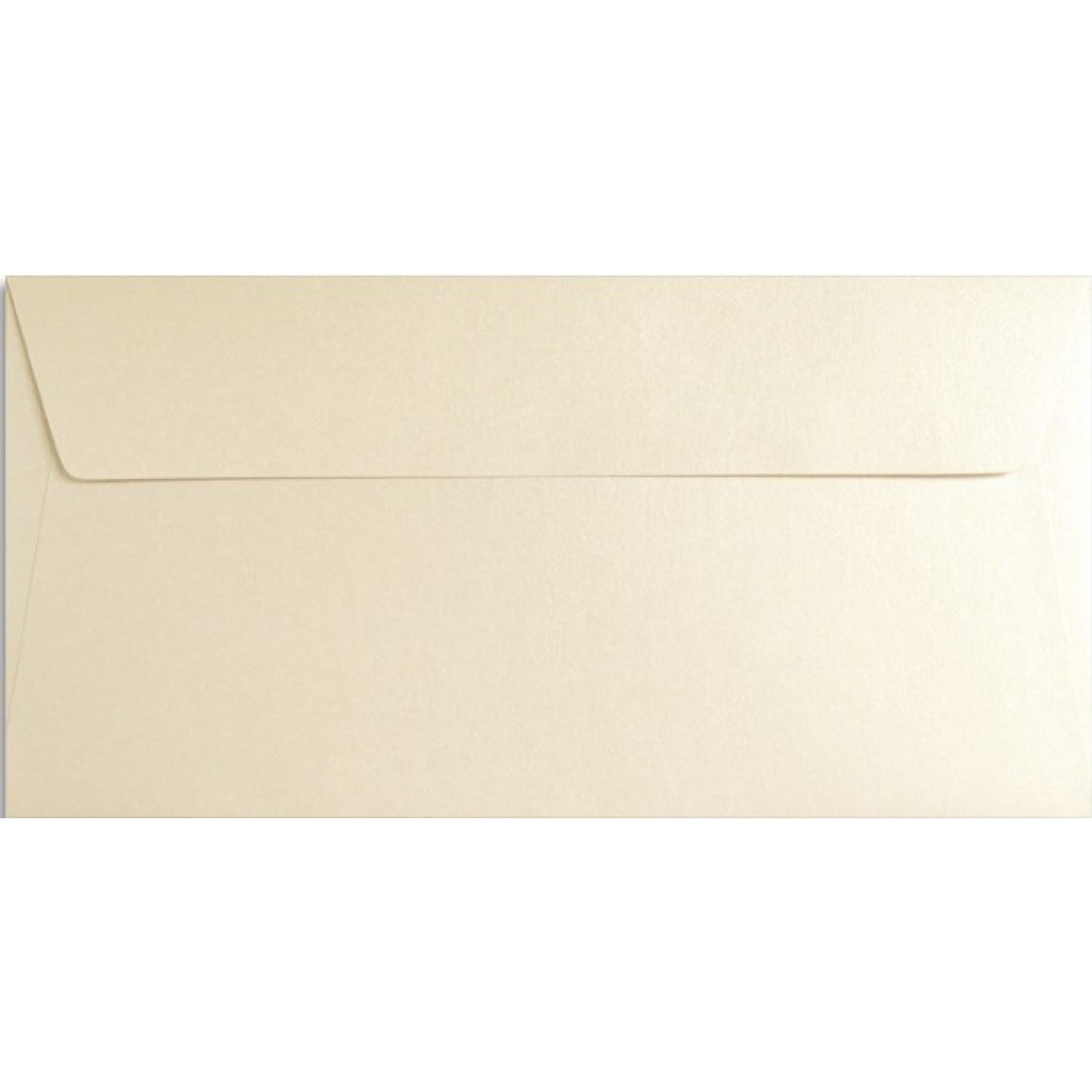 Enveloppe blanche nacrée 12 x 23cm (Conseillée pour les Faire-part PFP005,  PFP007, PFP010, PFP011, PFP012, PFP013, PFP014, PFP015)