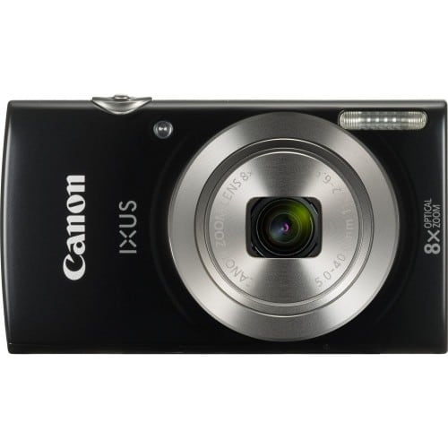 CANON - Appareil compact numérique Ixus 185 (noir) 20Mpx - zoom 8x (28mm) et ZoomPlus 16x écran 6,8cm - vidéo HD