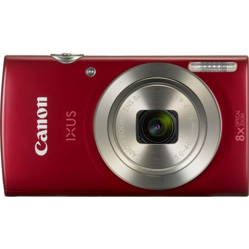 Appareil compact numérique CANON Ixus 185 (rouge) 20Mpx - zoom 8x (28mm) et ZoomPlus 16x écran 6,8cm - vidéo HD