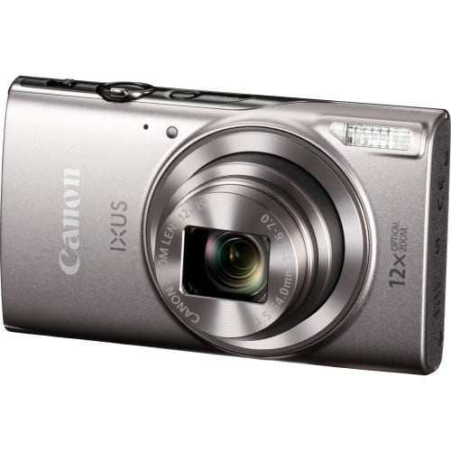 CANON - Appareil compact numérique Ixus 285 HS (argent) 20,2Mpx - zoom 12x (25x300mm) écran 7,5cm - batterie et chargeur fournis