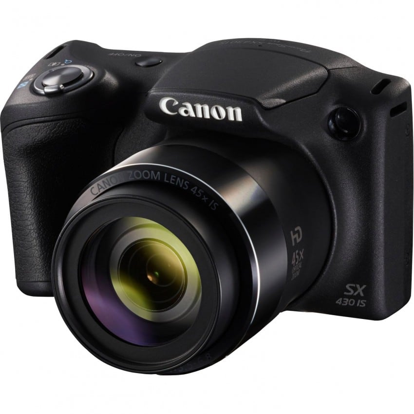 Appareil compact numérique CANON Powershot SX430 IS (noir) 20Mpx - zoom 45x (24x1080mm) écran 7,5cm - batterie et chargeur fourn