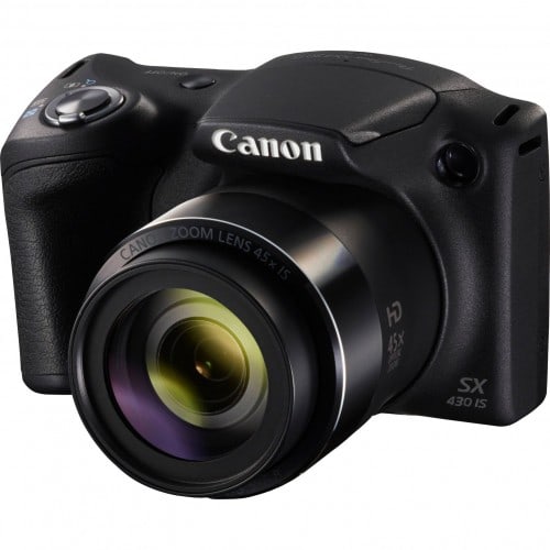 CANON - Appareil compact numérique Powershot SX430 IS (noir) 20Mpx - zoom 45x (24x1080mm) écran 7,5cm - batterie et chargeur fournis