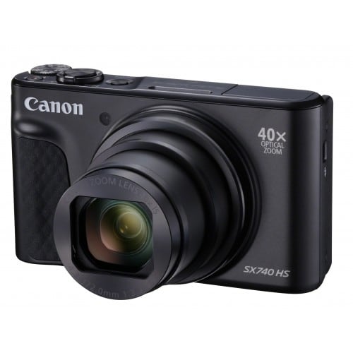 Powershot SX740 HS (noir) 20,3Mpx - zoom 40x (24x960mm) écran inclinable à 180° - batterie et chargeur fournis Canon APN Powersh