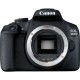 Appareil reflex numérique CANON EOS-2000D boitier nu APS-C 24,1Mpx - écran LCD 7,5cm vidéo Full HD 1080p Wi-Fi - NFC