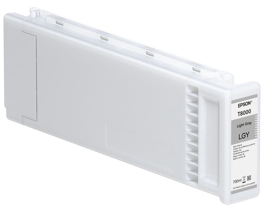 EPSON - Cartouche d'encre traceur T8000 Pour imprimante SC-P10000 & SC-P20000 Light gris - 700ml