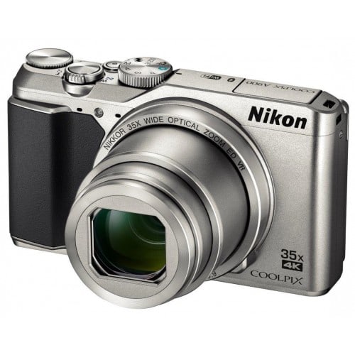 Appareil compact numérique NIKON Coolpix A900 argent - 20,3Mpx - zoom 35x (24-840mm) - écran 7,5cm pivotable