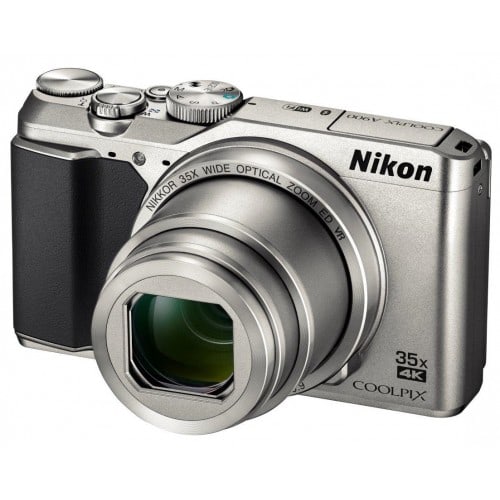 NIKON - Appareil compact numérique Coolpix A900 argent - 20,3Mpx - zoom 35x (24-840mm) - écran 7,5cm pivotable